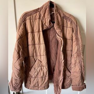 Free People Dolman Quilted Knit Jacket